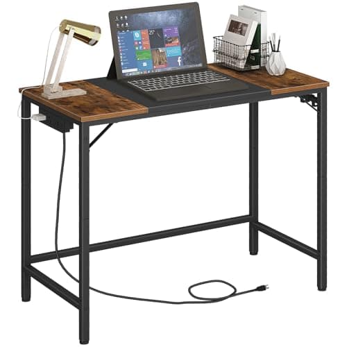 HOOBRO 31.5in Desk with Power Outlet
