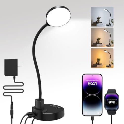 ZAPLIT 15W LED Desk Lamp with USB Ports