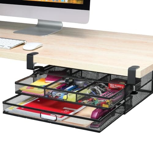 Homeify Clamp-On Under-Desk Drawer